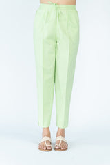 Cotton Narrow Pant- Light Green