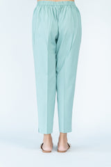 Cotton Narrow Pant - Turquoise Green