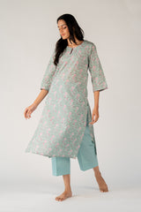 Cotton Parallel - Blue