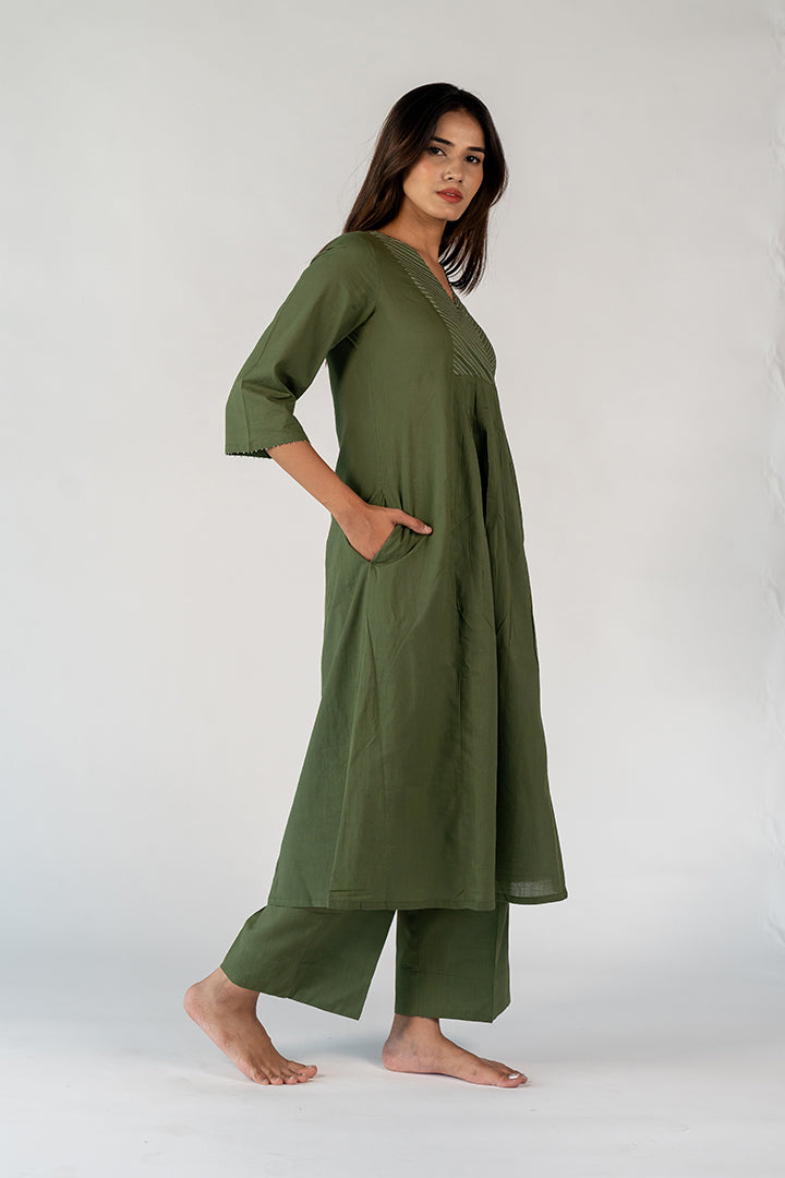 Cotton Parallel - Green