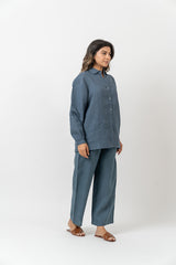 Linen Shirt - Indigo