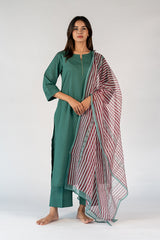 Cotton Parallel - Green