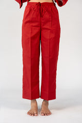 Cotton Parallel - Maroon