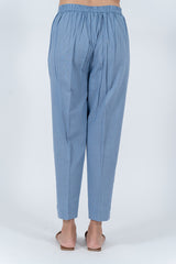 Cotton Pant - Slate Blue