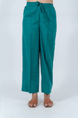 Cotton Parallel - Dark Green