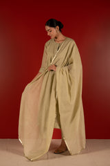Chanderi Dupatta - Green