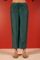 Chanderi Parallel - Green