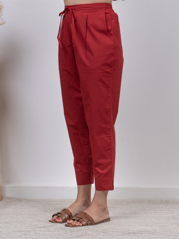 Cotton Parallel - Red