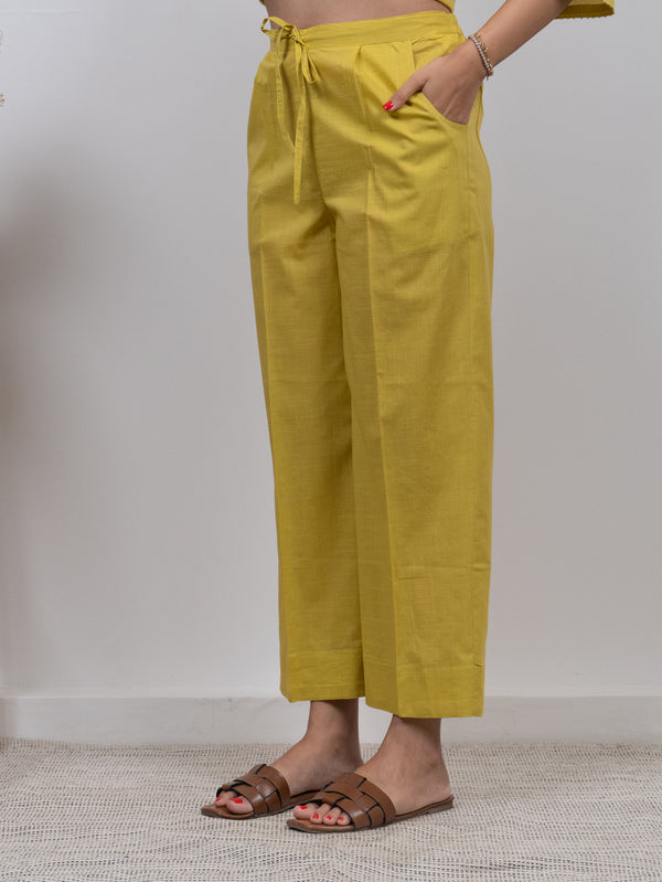 Cotton Parallel - Yellow