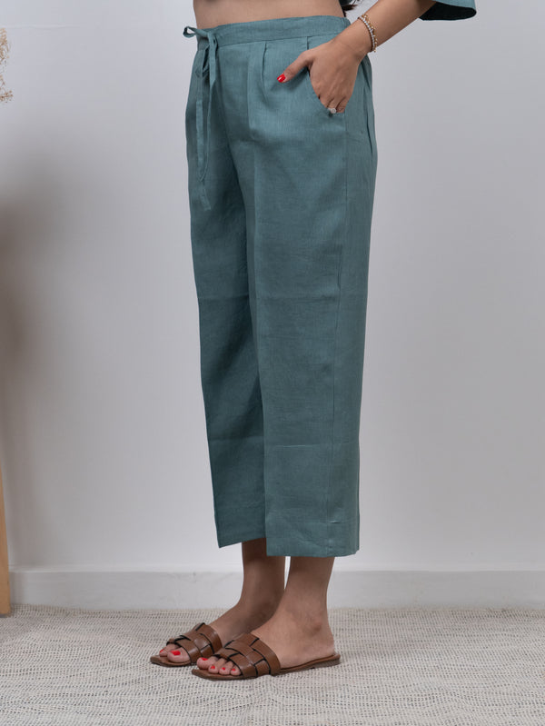 Linen Parallel - Blue