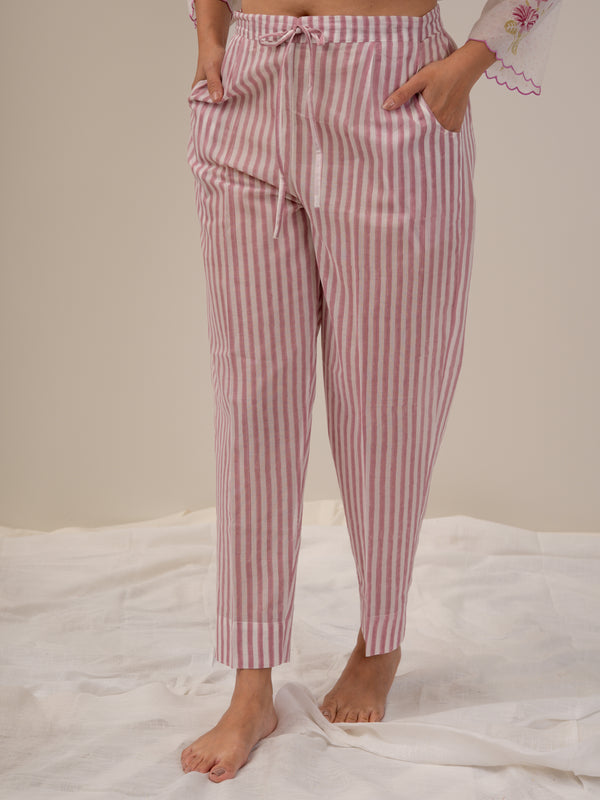 Cotton Parallel - White