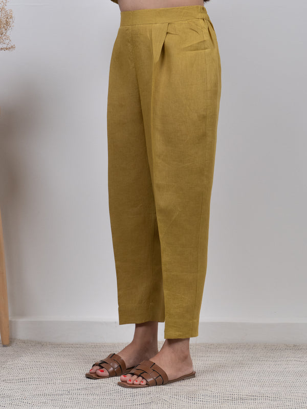 Linen Parallel - Yellow