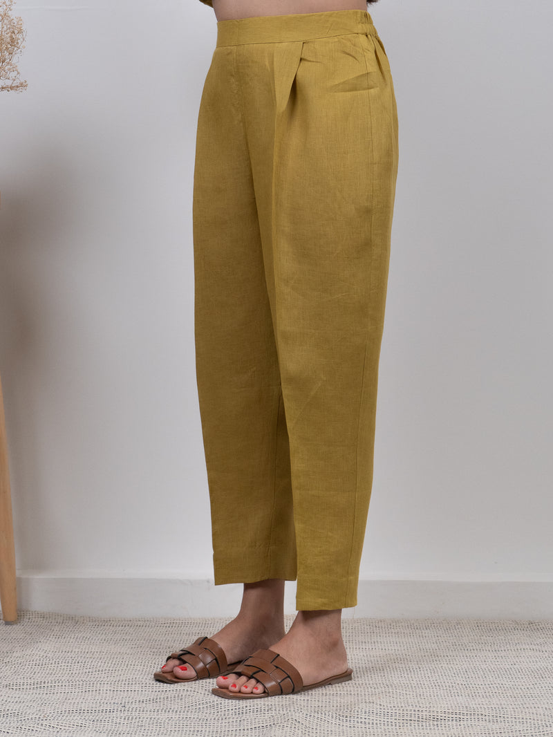 Linen Parallel - Yellow