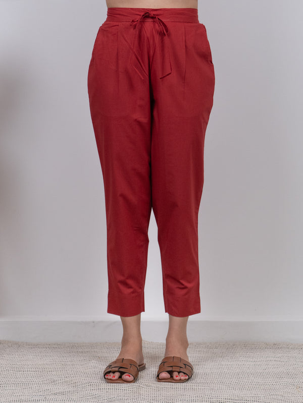 Cotton Parallel - Red