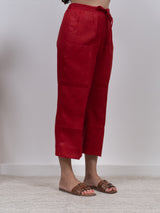 Linen Parallel - Red