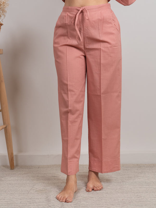 Cotton Parallel - Peach