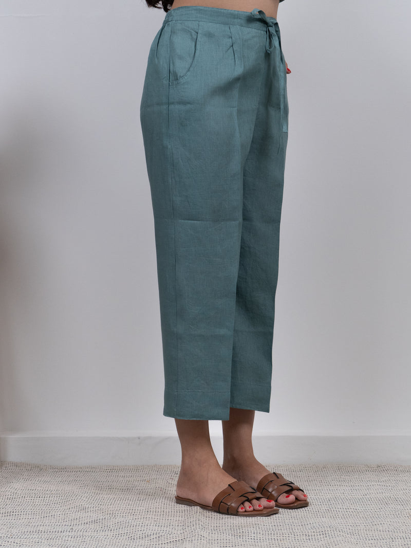 Linen Parallel - Blue