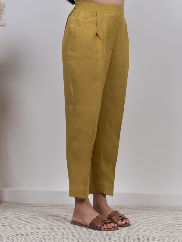 Linen Parallel - Yellow