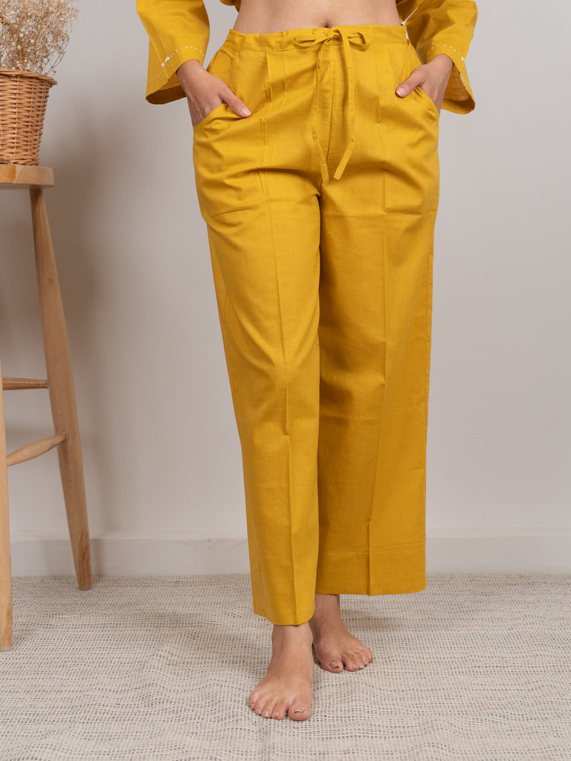Cotton Parallel - Yellow
