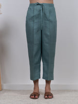 Linen Parallel - Blue