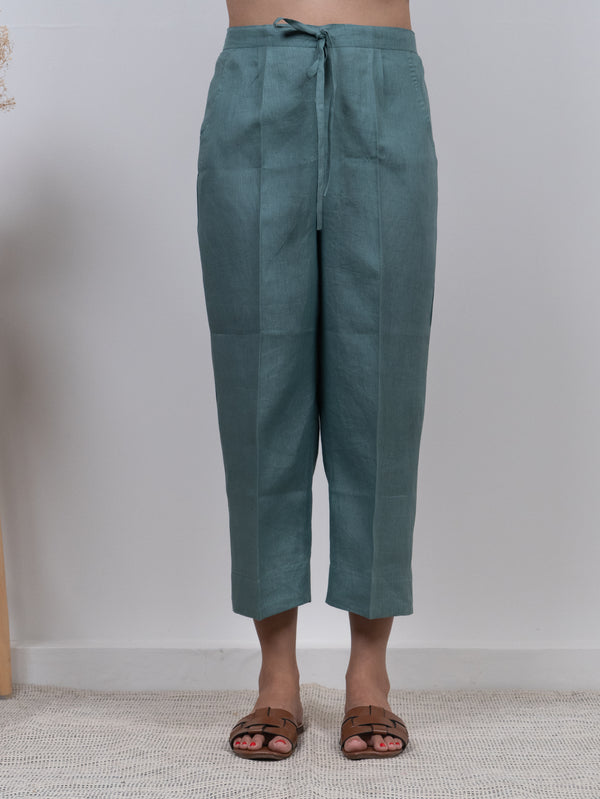 Linen Parallel - Blue
