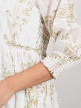 Cotton Hand Block Printed Kurta - White