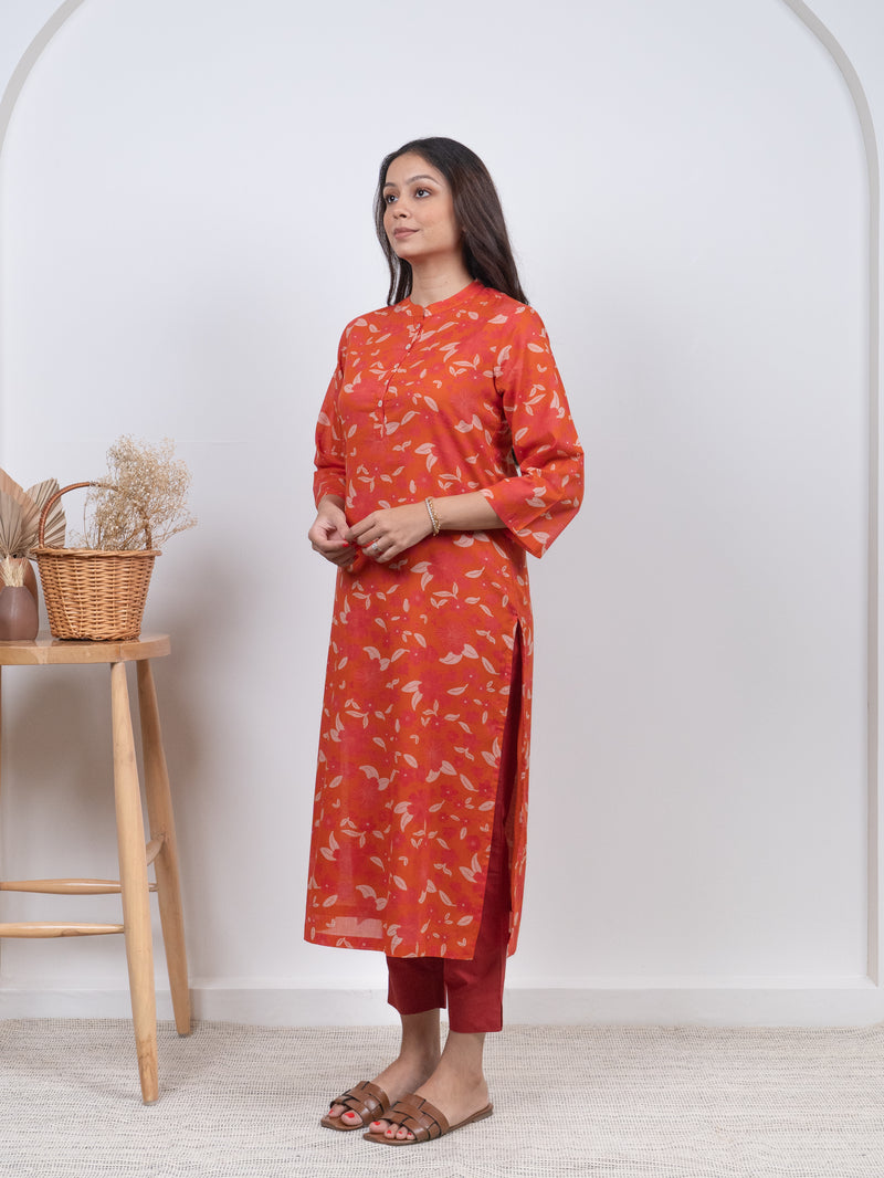 Cotton Parallel - Red