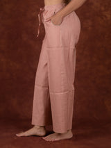 Chanderi Parallel - Pink