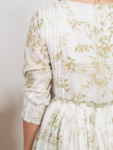 Cotton Hand Block Printed Kurta - White