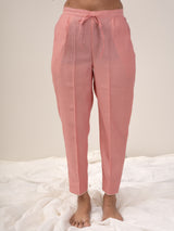 Chanderi Parallel - Pink