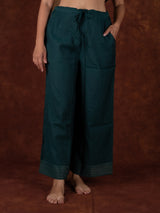 Chanderi Parallel - Green