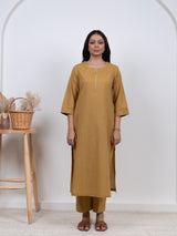 Cotton Parallel - Yellow