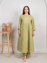 Cotton Parallel - Green