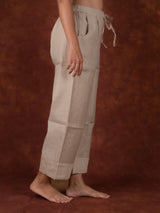 Chanderi Parallel - Beige