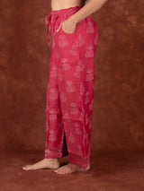 Chanderi Parallel - Pink