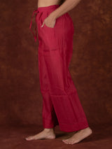 Chanderi Parallel - Pink