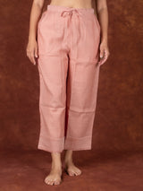 Chanderi Parallel - Pink