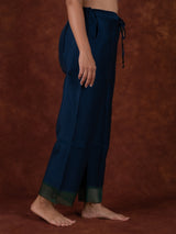 Chanderi Parallel - Blue