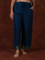 Chanderi Parallel - Blue