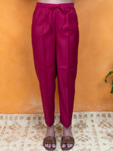 Chanderi Pant - Pink