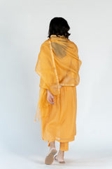 Kota Silk Dupatta -Mustard Yellow