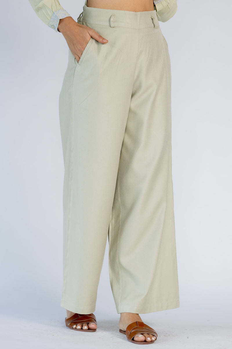 Topshop Hourglass super wide leg pleated linen trouser in white | ASOS